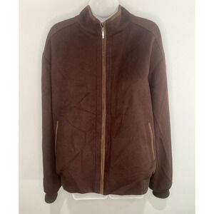 Peter Millar "Patrick" Brown Wool Cashmere Jacket Men's Size Large